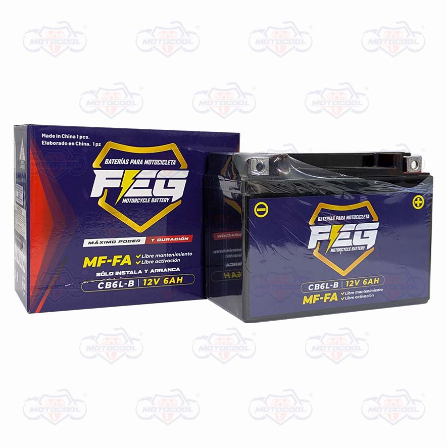 BATERIA FEG 12V6AH HOMOLOGACION CRX150/300PRO/SPORT