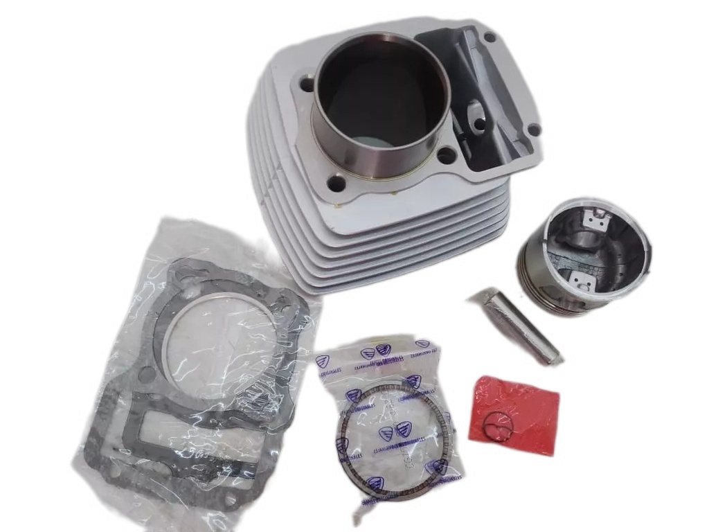 JUEGO CILINDRO MOTOR CGP 150CC PLATA