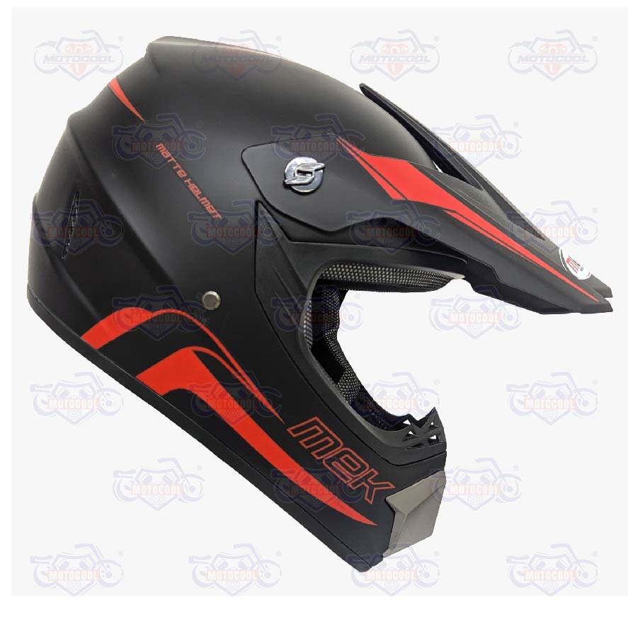 Cross Helmet MATTE Black Decal Black