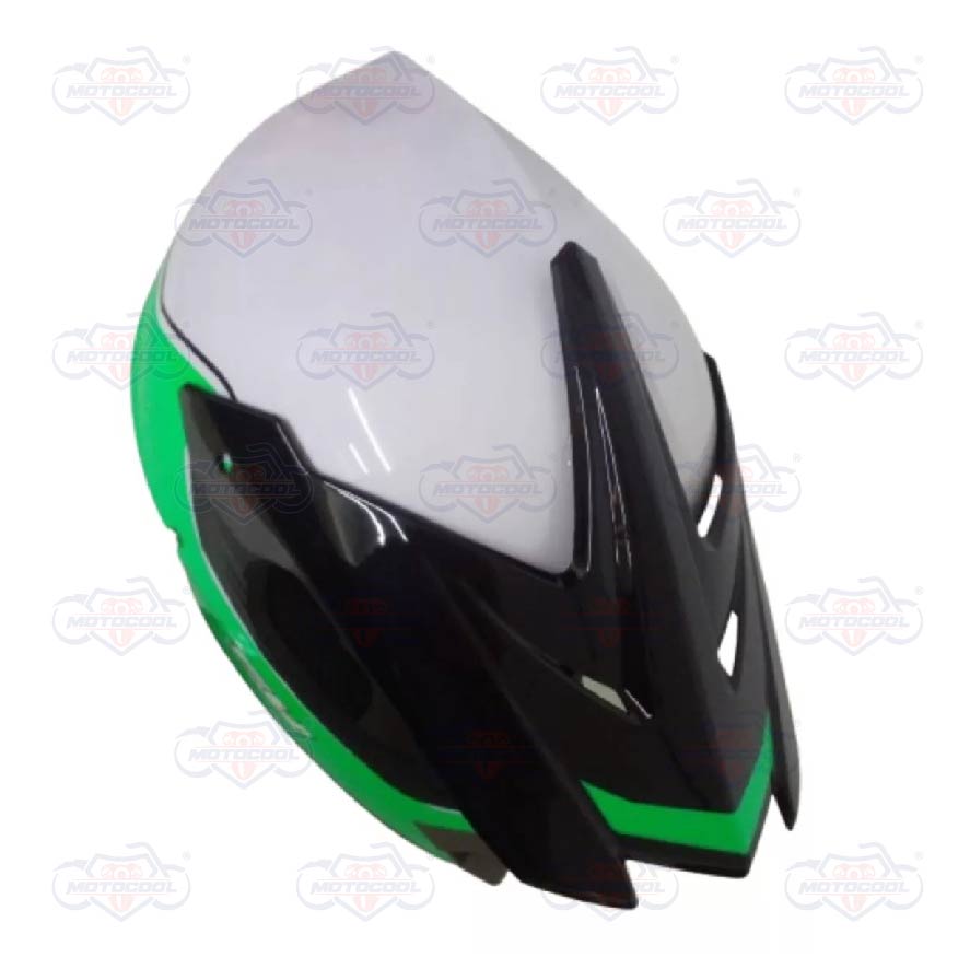 CASCO CROSS VERDE/BLANCO