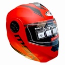 MEK-159 Casco Abatible Rojo Matte