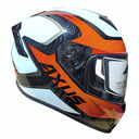 CASCO AXUS IRON NARANJA/NEGRO/BLANCO TALLA XL