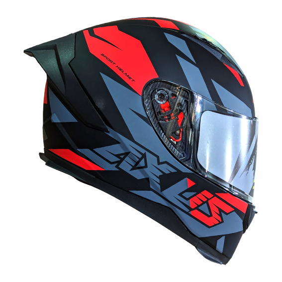 CASCO PARA MOTOCICLISTA CERRADO SKY RED/GRAY XL