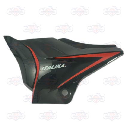 [F13011391] CUBIERTA LAT IZQ NEGRO NARANJA